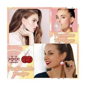 ZOCONE 60 Pcs Sublimation Earrings Blank Earring Blanks_5