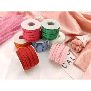 Pamir Tong 12 rollos de 120 yardas de cordón de cuero de_6