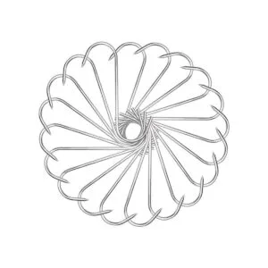 Alele 20 ganchos para carne ganchos de carnicero de acero_2