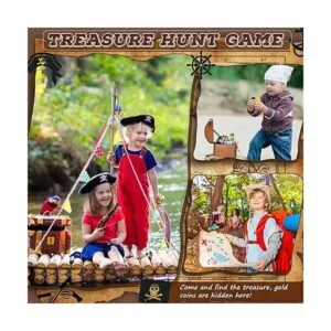 300 monedas de oro de plástico monedas de pirata monedas_4