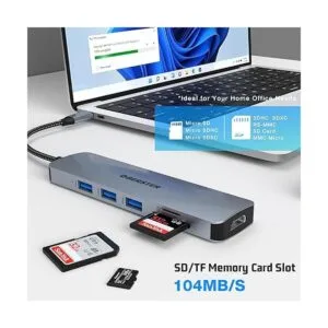 Hub USB C para MacBook ProAir adaptador USB C_5