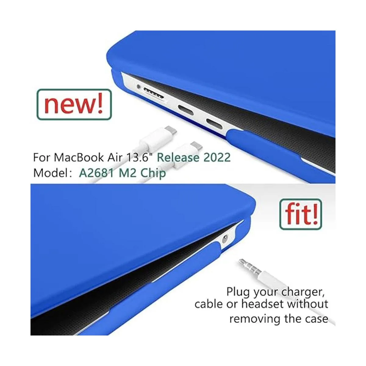 TWOLSKOO Funda para MacBook Air de 13.6 pulgadas 2022_2