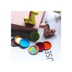 TecUnite 100 tapas de botellas para manualidades en doble_6