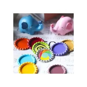 TecUnite 100 tapas de botellas para manualidades en doble_5