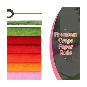 Gersoniel 57 piezas de papel crepé para bricolaje 6_3
