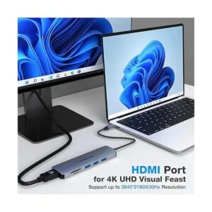 Hub USB C para MacBook ProAir adaptador USB C_3