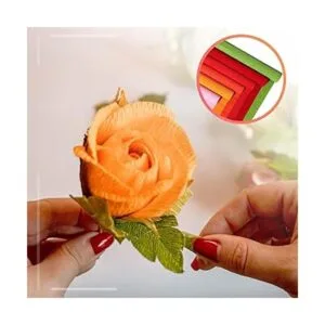 Gersoniel 57 piezas de papel crepé para bricolaje 6_7