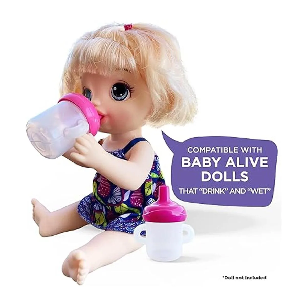 Doll Buddies Taza para beber de muñeca para muñecas Baby_3