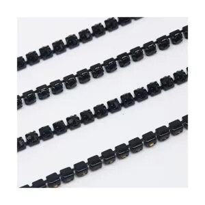 Towenm 1 rollo de cadena de diamantes de imitación de 10_3