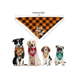 ADOGGYGO Pañuelos navideños para perro Halloween Acción_4
