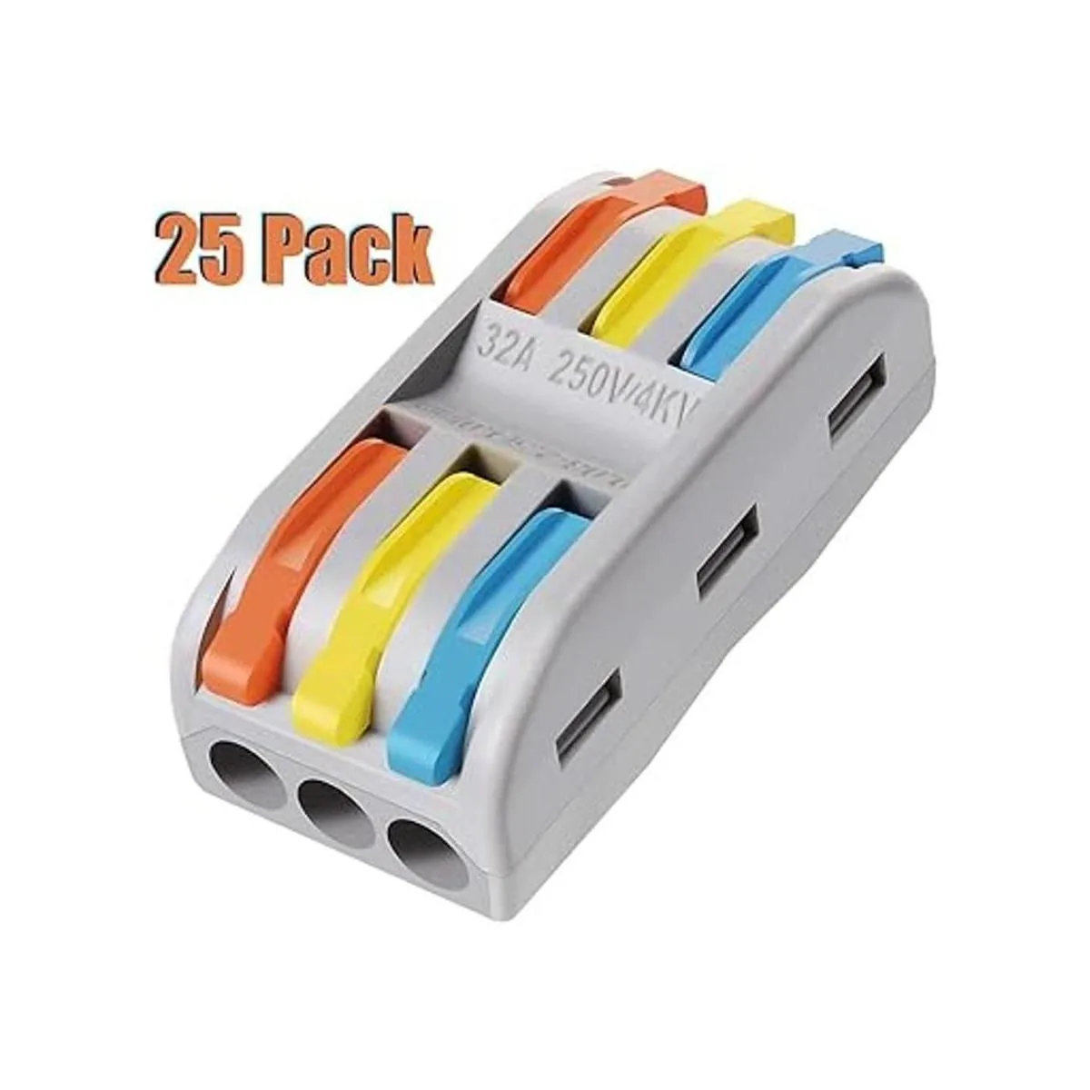 Tuercas de conectores de alambre 25 unidades 3_2