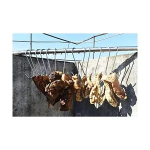 Alele 20 ganchos para carne ganchos de carnicero de acero_6