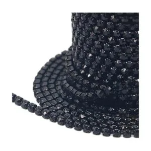 Towenm 1 rollo de cadena de diamantes de imitación de 10_4