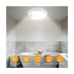 Lámpara de techo con sensor de movimiento de batería de_2