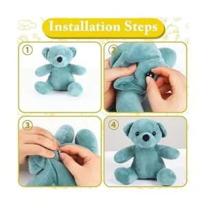 UPINS 500 piezas de ojos de seguridad grandes de 16 a_4