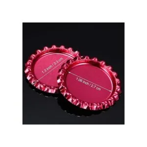 TecUnite 100 tapas de botellas para manualidades en doble_3