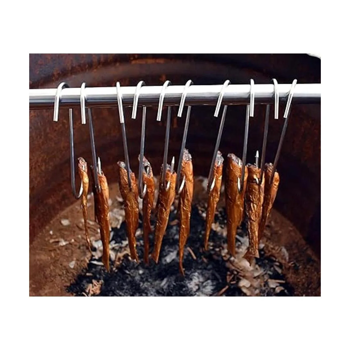 Alele 20 ganchos para carne ganchos de carnicero de acero_5