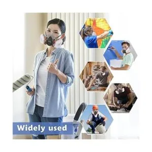 Funda facial reutilizable para respirador con filtros_5