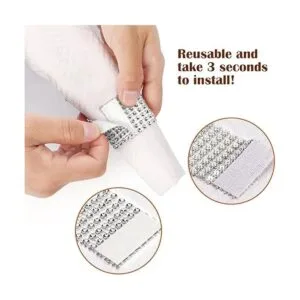 Eakor Mirilor 150 servilleteros brillantes hebillas para_6