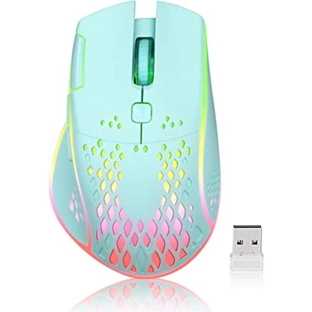 VEGCOO C30 Silent Click Mouse inalámbrico recargable para_1