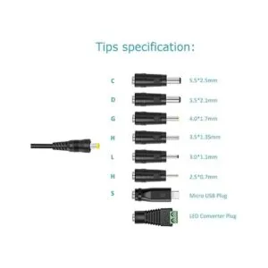 Belker 36W 3V 4.5V 5V 6V 7.5V 9V 12V Voltaje ajustable_2