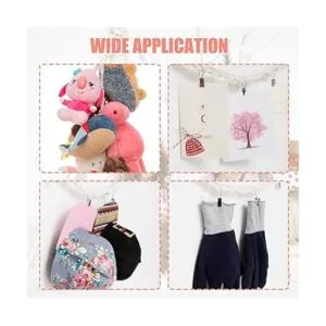 2 cadenas colgantes de algodón bohemio con animales de_6