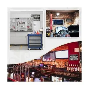 Rousen Letreros de metal para decoración de cuevas de_7