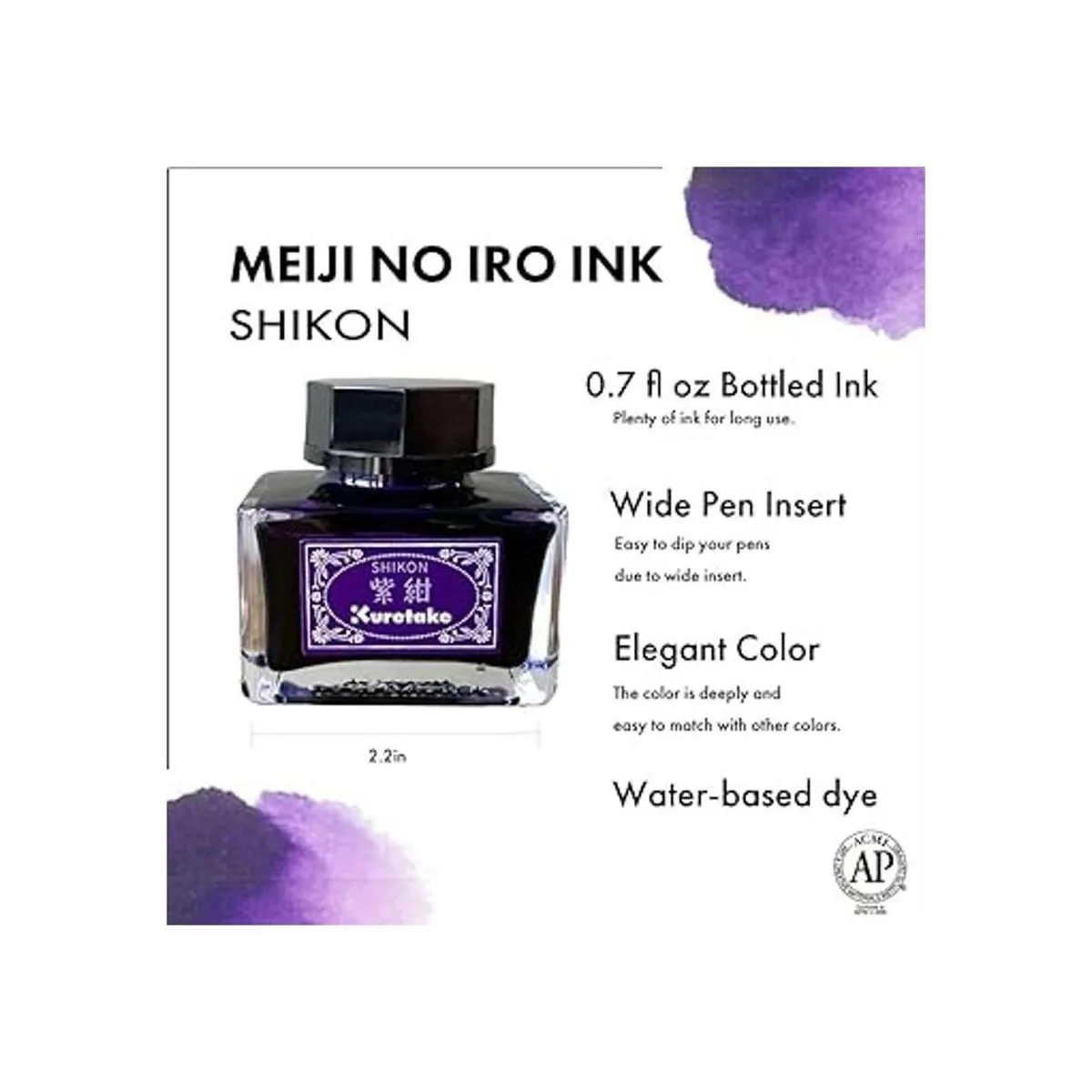 Kuretake Inkcafé MEIJI NO IRO SHIKON Ink Bottle 20g_3