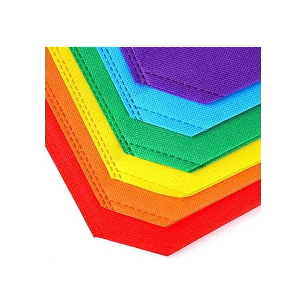 Elcoho 24 piezas no tejidas bolsas de fiesta 9.8 x 9.8 x 3_4