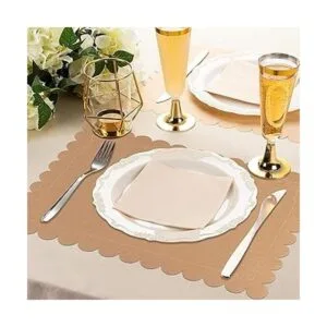 Paquete de 100 manteles individuales desechables de papel_3