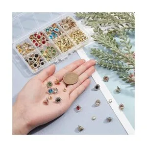 WADORN 120 juegos de remaches de diamantes de imitación de_5