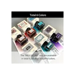 Kuretake Inkcafé MEIJI NO IRO SHIKON Ink Bottle 20g_4