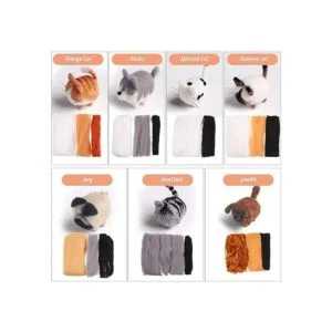 Kit de fieltro de aguja manual para principiantes con_3