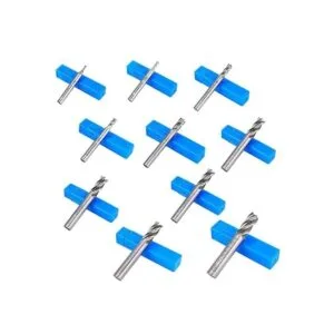 AFUNTA Juego de 10 brocas de 4 flautas para molino de_4