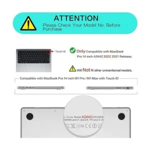 MOSISO Compatible con MacBook Pro de 14 pulgadas 2021 2022_2