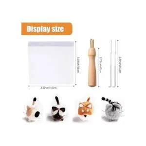 Kit de fieltro de aguja manual para principiantes con_2