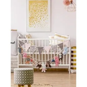 2 cadenas colgantes de algodón bohemio con animales de_4