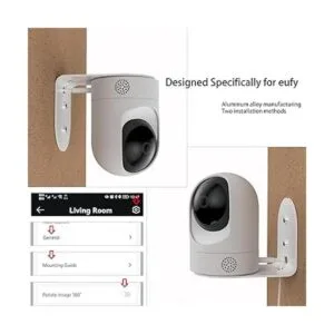 Teccle Soporte de pared de metal para Eufy Security Solo_2
