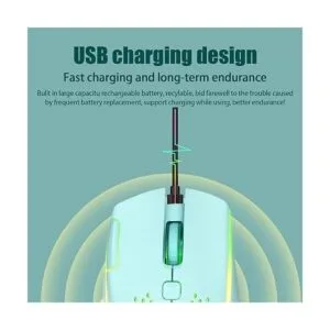 VEGCOO C30 Silent Click Mouse inalámbrico recargable para_5