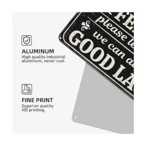 Rousen Letreros de metal para decoración de cuevas de_2