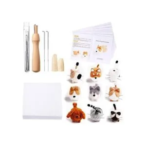 Kit de fieltro de aguja manual para principiantes con_1