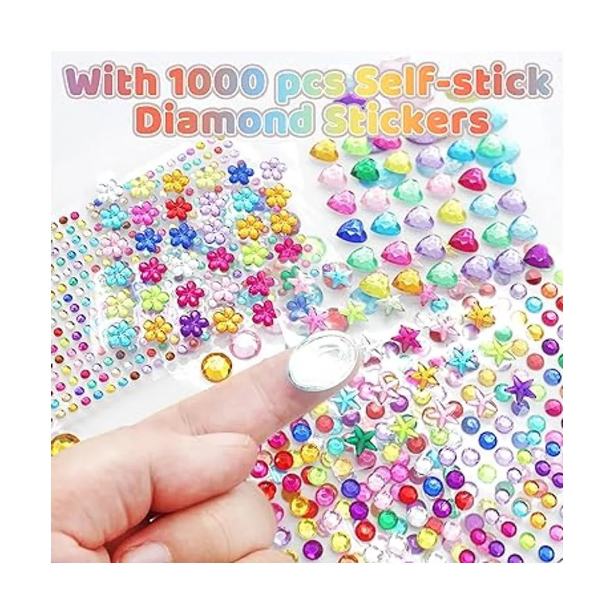 Benvo 12 tiaras de espuma y coronas con calcomanías de_3