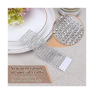 Eakor Mirilor 150 servilleteros brillantes hebillas para_2