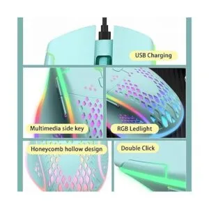 VEGCOO C30 Silent Click Mouse inalámbrico recargable para_3