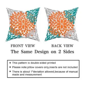 Juego de 2 fundas de almohada decorativas de algodón_3