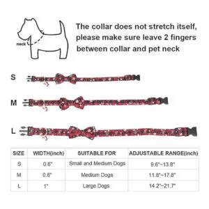 ADOGGYGO Collar de Navidad para perros pequeños medianos_7
