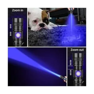 DARKBEAM Linterna UV de 365 nm luz negra recargable USB_2