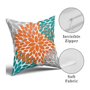 Juego de 2 fundas de almohada decorativas de algodón_5