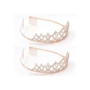 Juego de tiara para niña de cumpleaños y diamantes de_5