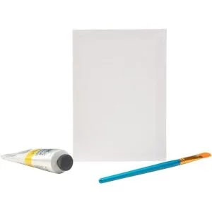 iDIY Tabla de lienzo de 4.7 x 6.7 in color blanco_4